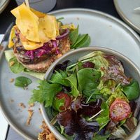 Skinny mushroom burger at Ellis Gourmet Burger in Brussels