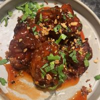 Cauliflower wings  at Ellis Gourmet Burger in Brussels