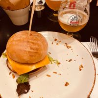 Beyond Meat Burger (vegan) at Ellis Gourmet Burger in Brussels