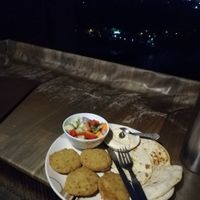 Falafel for 180 Rupees at Free Spirit Cafe in Rishikesh