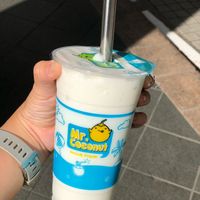 Coconut Shake.  at Mr Coconut - Far East Plaza in Central Singapore