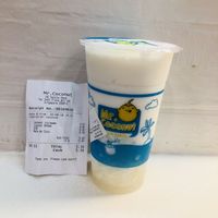 Coconut shake!  at Mr Coconut - Far East Plaza in Central Singapore