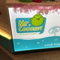 Cute logo at Mr Coconut - Yishun in North Singapore