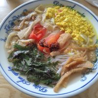Bun rieu  at Dieu Am Quan in Hanoi
