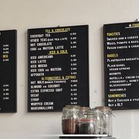 Several vegan options   at 92 Degrees Coffee in Liverpool