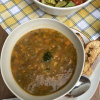 Maroccan soup  at La Paloma in Ibiza