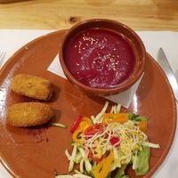 Tapas - tasting menu at Bar Ecologico Gaia in Sevilla