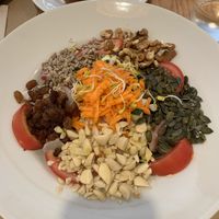 Nut salad at Bar Ecologico Gaia in Sevilla