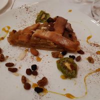 Dessert / Apple pie at EcoCentro in Madrid