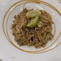 Pad thai made vegan  at EcoCentro in Madrid