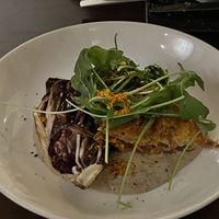 2022 christmas dinner course - calzone  at Monk's Butcher - Itaewon in Seoul