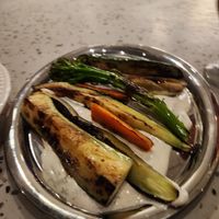 Veg and tazayaki sauce at Monk's Butcher - Itaewon in Seoul