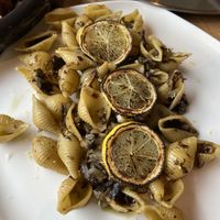 Black lemon pasta - best dish so far   at Monk's Butcher - Itaewon in Seoul