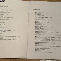 Menu  at Monk's Butcher - Itaewon in Seoul