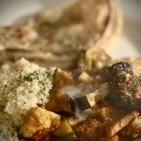 Tomato coconut curry  at Monk's Butcher - Itaewon in Seoul