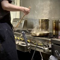 This is what I like to watch  at Monk's Butcher - Itaewon in Seoul