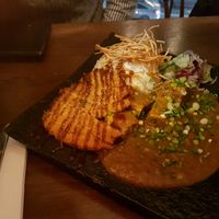 super yummy vegan katsu curry  at Monk's Butcher - Itaewon in Seoul