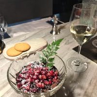 Vegan chocolate mousse  at Monk's Butcher - Itaewon in Seoul