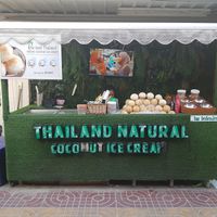 Stall Front at Thailand Natural Coconut Ice Cream in Koh Phi Phi