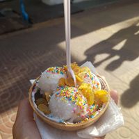 Ice Cream at Thailand Natural Coconut Ice Cream in Koh Phi Phi