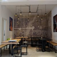 Left seating area at Nah am Wasser - Charlottenburg in Berlin