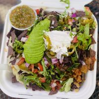 Vegan Nachos at The Earth Cafe and Deli in Norman