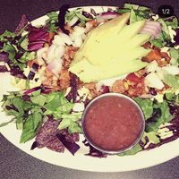 Vegan Nachos at The Earth Cafe and Deli in Norman