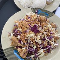 Tofu lemongrass salad  at Rice Paddies Grill in Bethesda