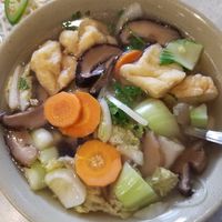 Vegan pho (small bowl) at Rice Paddies Grill in Bethesda