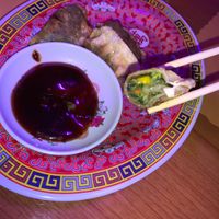 OMGGGGGG vegan fried dumplings!! DELISH. has corn, greens, mushroom. came with 6 of them  at Vo's Vietnamese Restaurant in Minneapolis