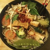 Special Vegan Pho that I got for takeout (a personal favorite at Vo’s).   at Vo's Vietnamese Restaurant in Minneapolis