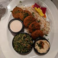 falafel plate at Soro's Mediterranean Grill in Temecula
