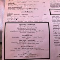 Menu2 at Soro's Mediterranean Grill in Temecula