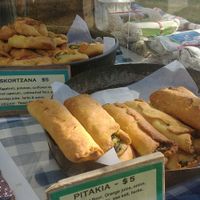 Pitakia & skortzana at StellaevZin - Plant Based Real Food in Melbourne