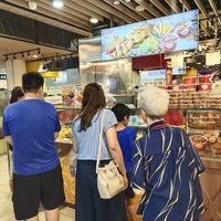 Long queue at Dough Culture 小麦家 - AMK Hub in Northeast Singapore