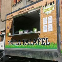 Food truck at Yalla Falafel in Ascot Vale
