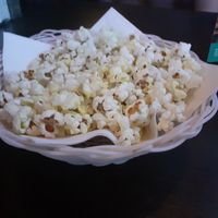 The free popcorn is also vegan. at O'Learys - Sollentuna in Sollentuna