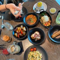 All you can eat vegan breakfast  at Café 302 in Abu Dhabi
