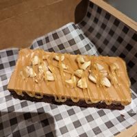 Peanut butter chocolate cake at Café 302 in Abu Dhabi