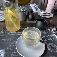 Iced tea  at Café 302 in Abu Dhabi