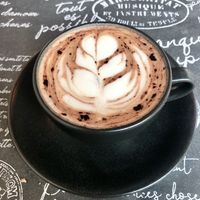 Soya cappuccino   at Café 302 in Abu Dhabi