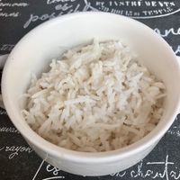 Garlic fried rice  at Café 302 in Abu Dhabi