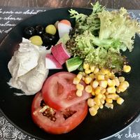 Mix salad plate   at Café 302 in Abu Dhabi
