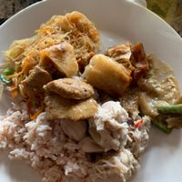 Filipino style veggie buffet  at Buen Provecho Cafe in Cagayan De Oro