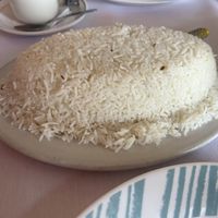 Rice with all mains  at Little India Cafe in Glen Burnie