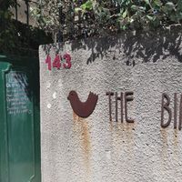 Door at The Bird in Porto
