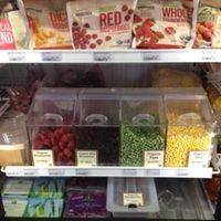 Frozen bulk section at the Co-op. at Great Basin Community Food Co-op in Reno