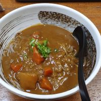 Curry noodle soup at Flowers - Tachibana in Hiroshima