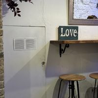 Love sign  at Oggi in Barcelona