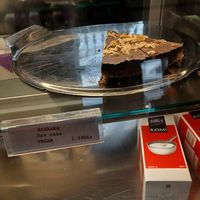 Vegan cake at Kaffi Krus in Selfoss